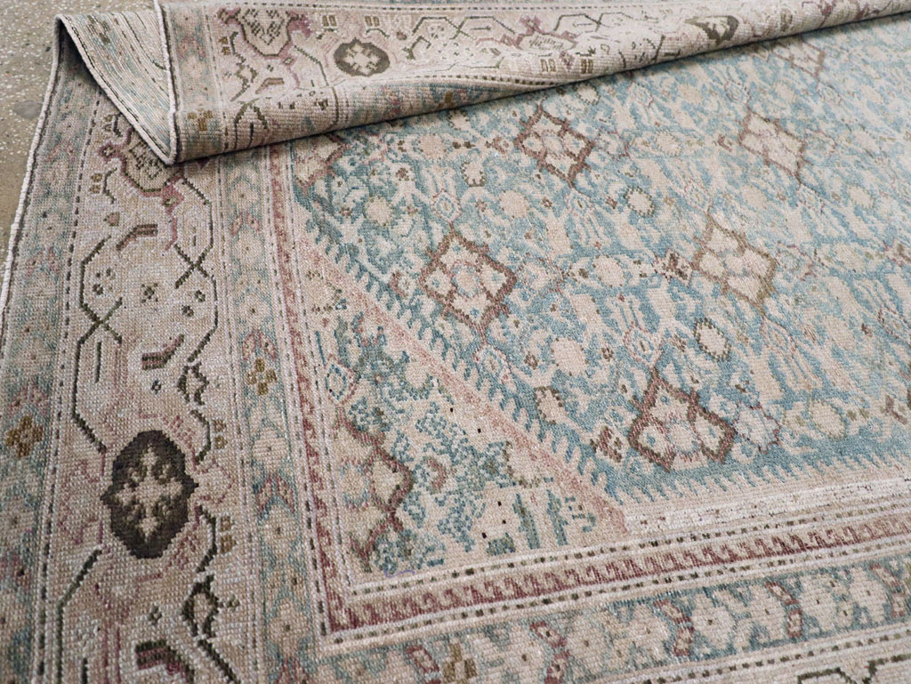 Antique Persian Malayer Gallery Carpet, No.30613 - Staging