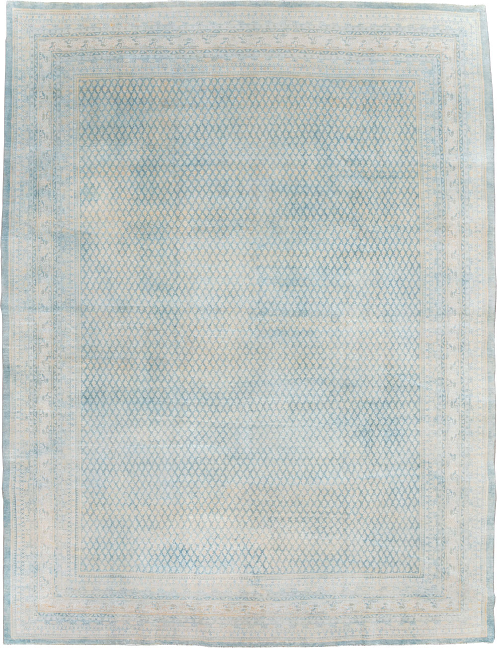 Vintage Persian Mir Carpet, No.30615 - Staging