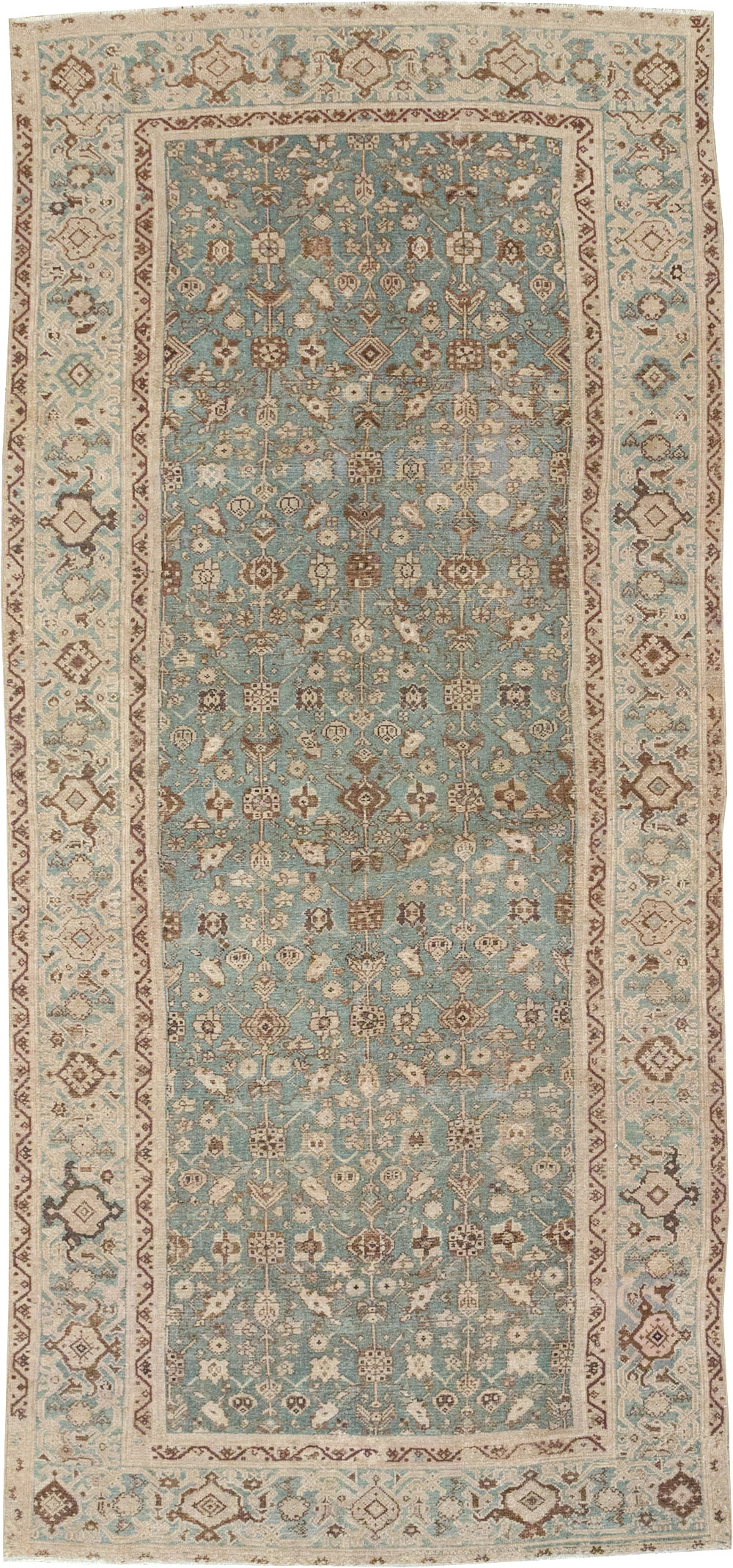 Antique Persian Malayer Gallery Rug, No.30616 - Staging