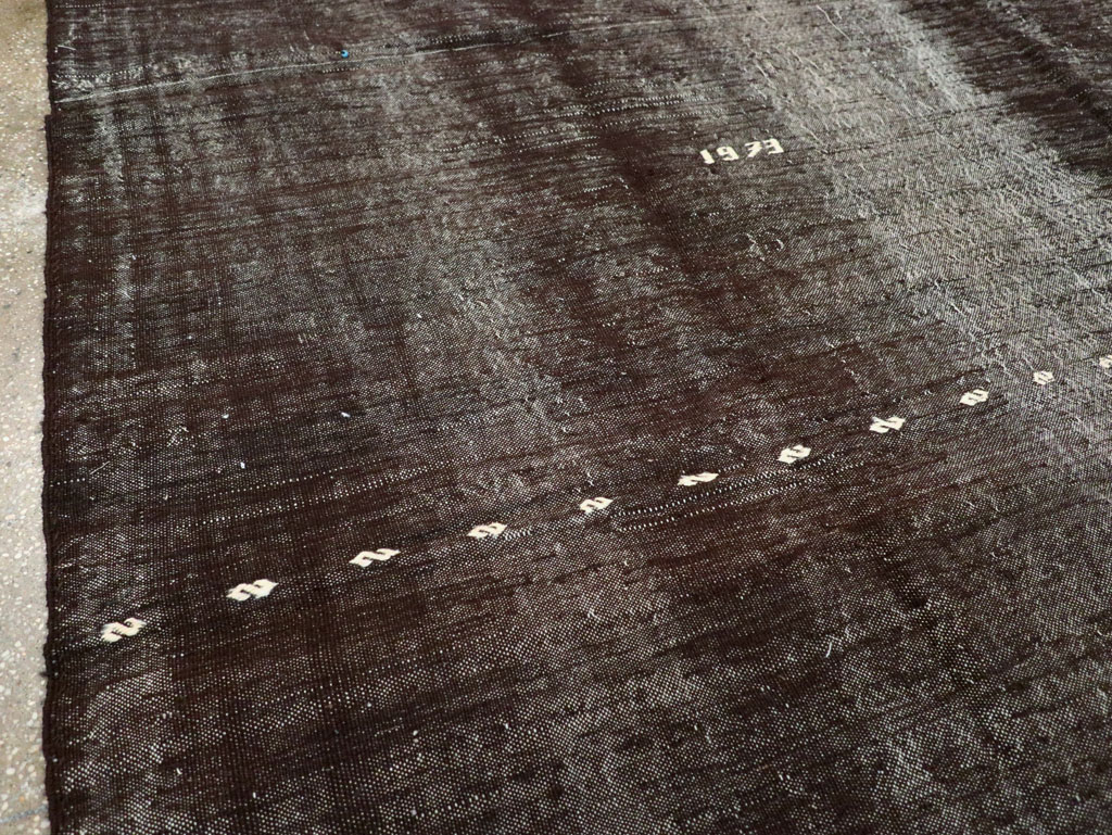 Vintage Turkish Flatweave Kilim, No.30623 - Staging