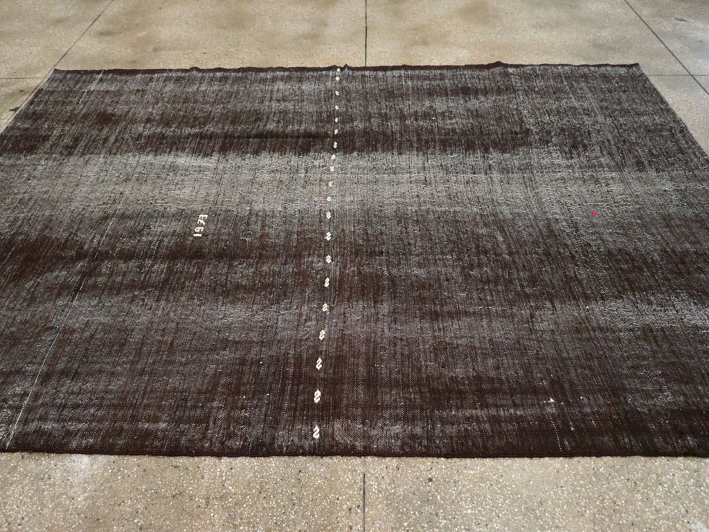Vintage Turkish Flatweave Kilim, No.30623 - Staging