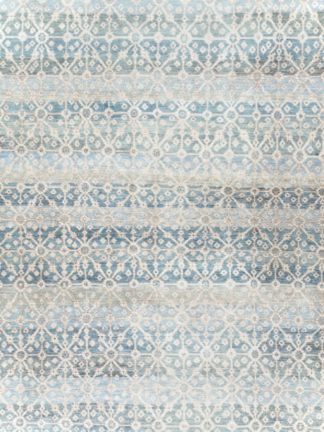 East Turkestan Khotan Inspired Large Turkish Room Size Carpet, No.30628 - Staging