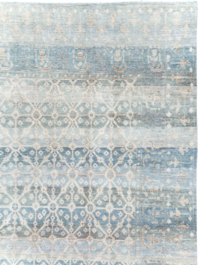 East Turkestan Khotan Inspired Large Turkish Room Size Carpet, No.30628 - Staging