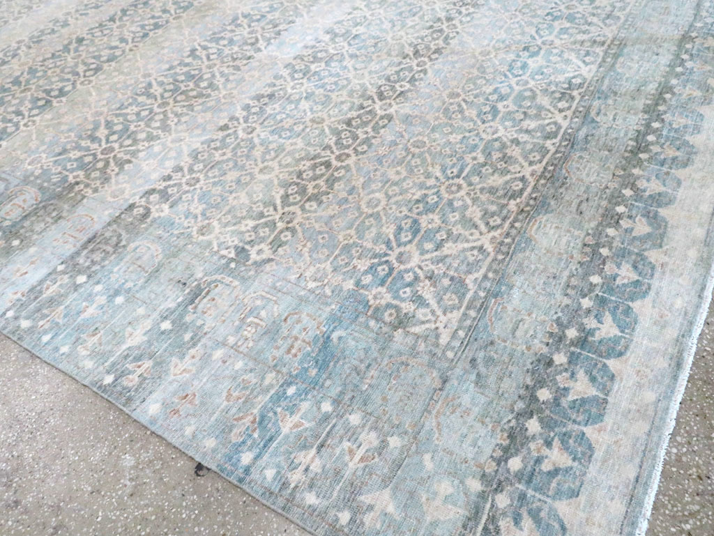 East Turkestan Khotan Inspired Large Turkish Room Size Carpet, No.30628 - Staging