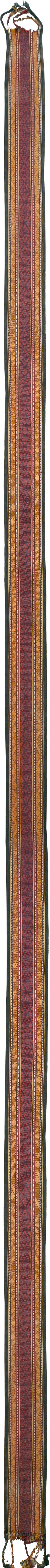 Vintage Uzbek Tribal Tent Band, No.30630 - Staging