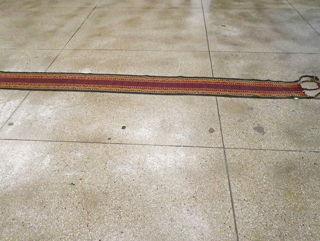 Vintage Uzbek Tribal Tent Band, No.30630 - Staging