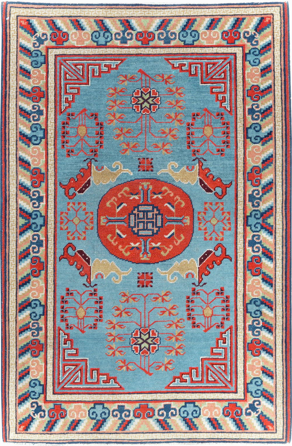 Vintage Anatolian Deco Rug, No.30636 - Staging