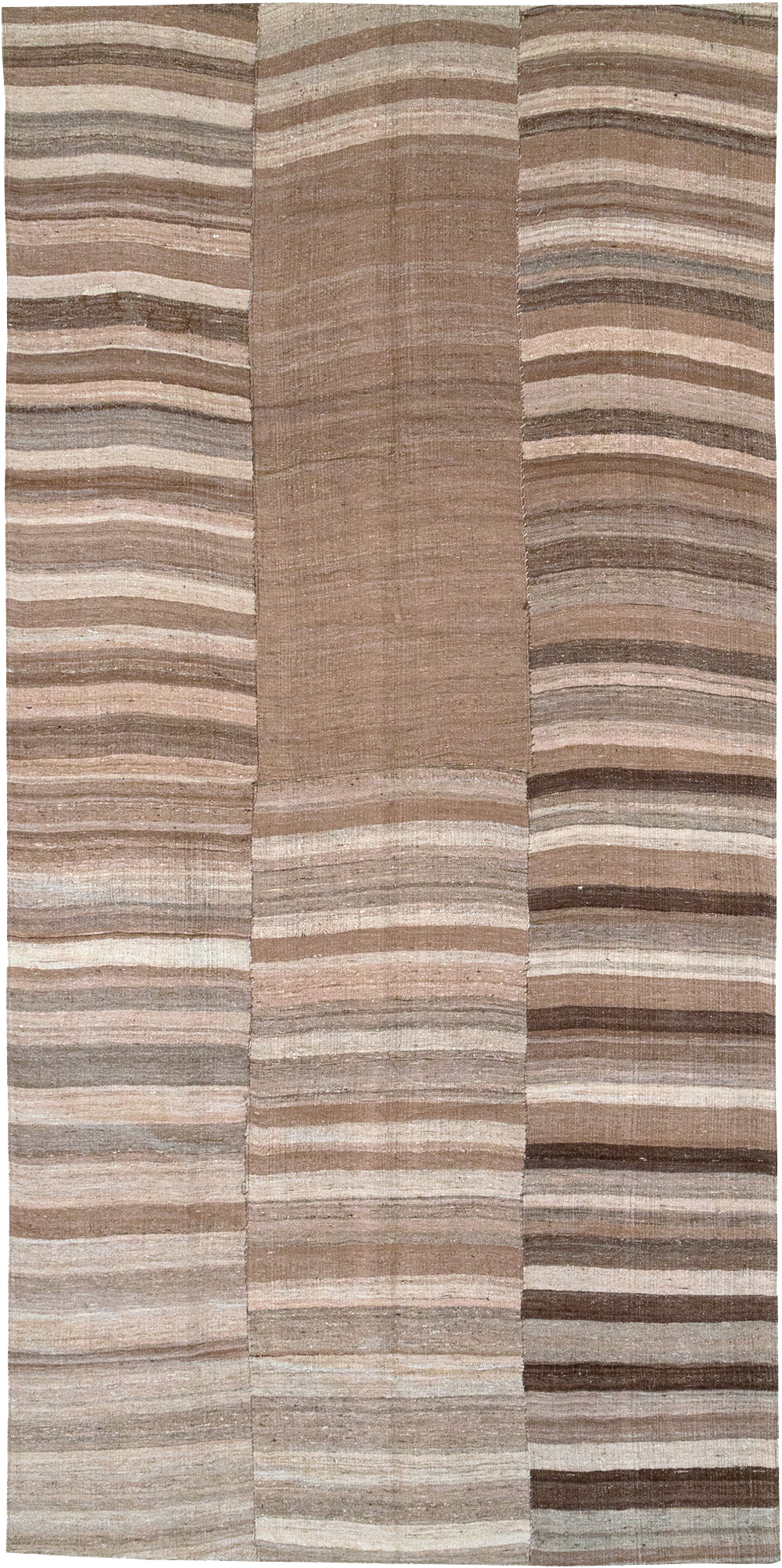 Vintage Persian Flatweave Kilim Gallery Carpet, No.30653 - Staging