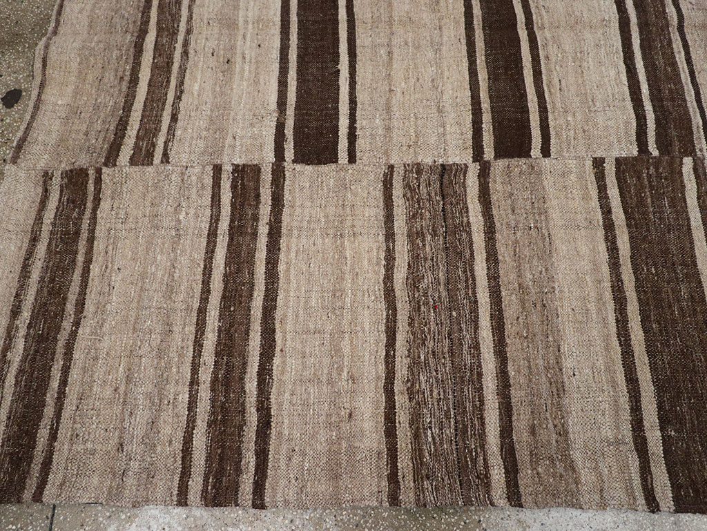 Vintage Turkish Flatweave Kilim Accent Carpet, No.30662 - Staging