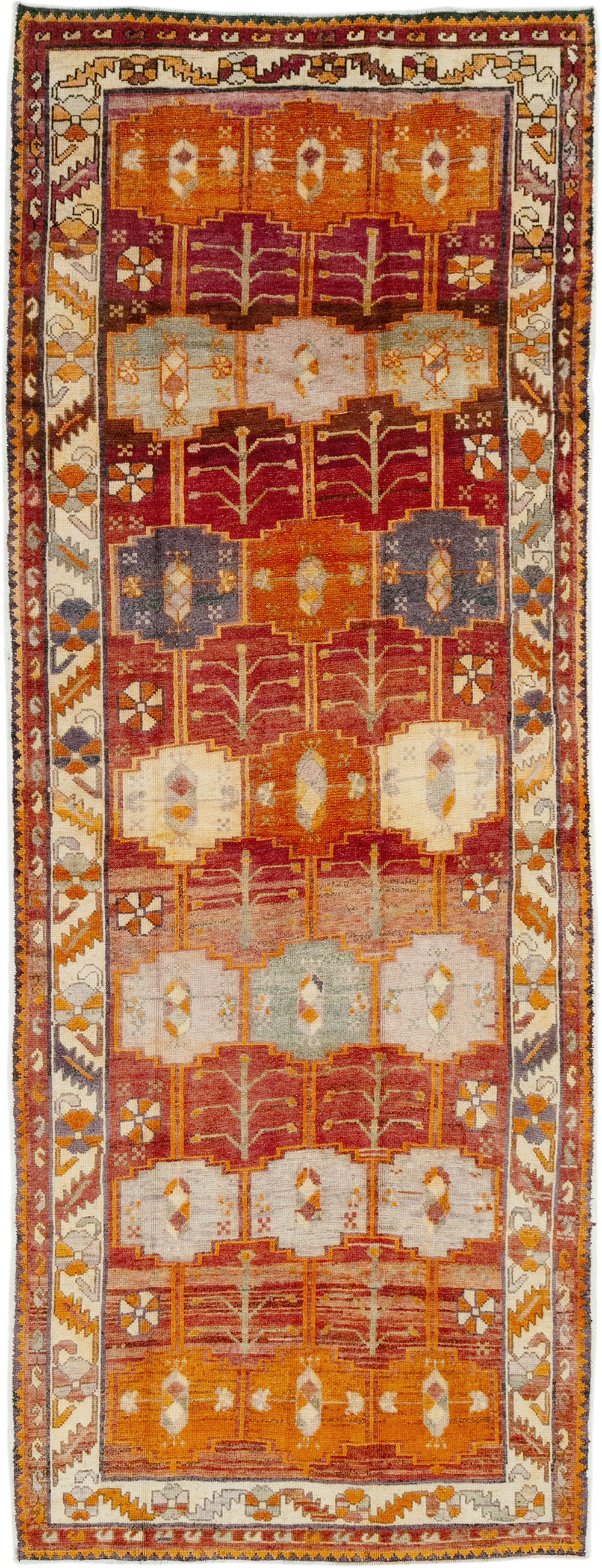 Vintage Persian Lori Gallery Rug, No.30664 - Staging