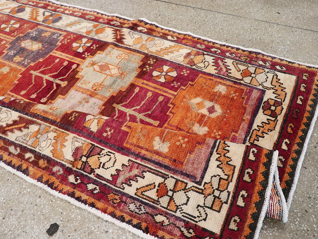 Vintage Persian Lori Gallery Rug, No.30664 - Staging