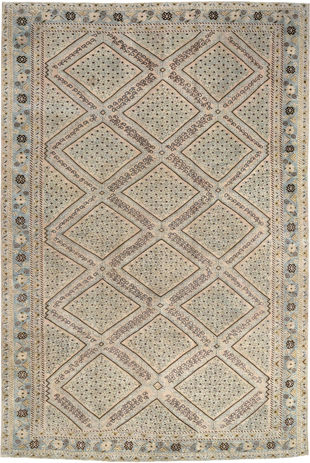 Vintage Persian Afshar Rug, No.30667 - Staging