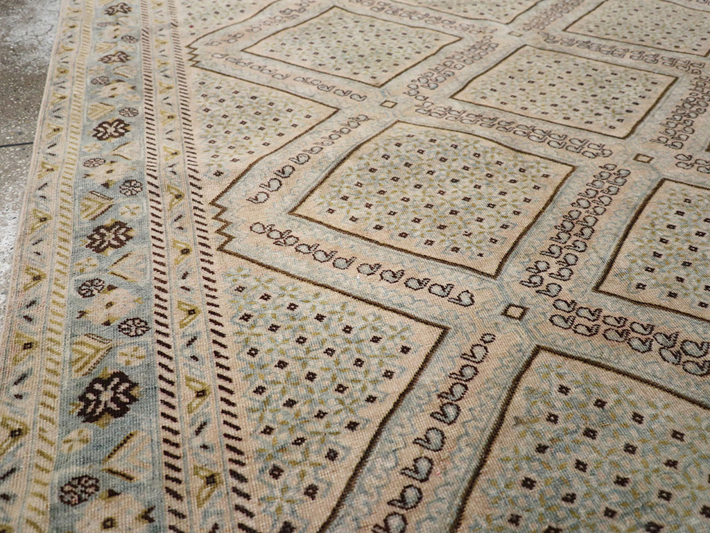 Vintage Persian Afshar Rug, No.30667 - Staging