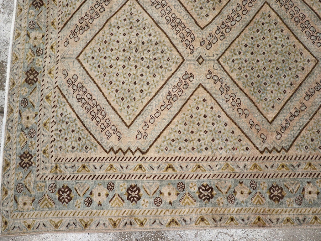 Vintage Persian Afshar Rug, No.30667 - Staging