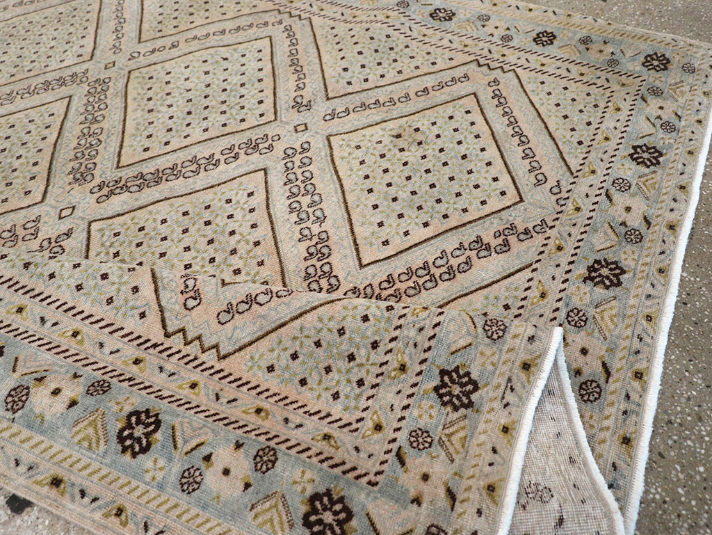 Vintage Persian Afshar Rug, No.30667 - Staging