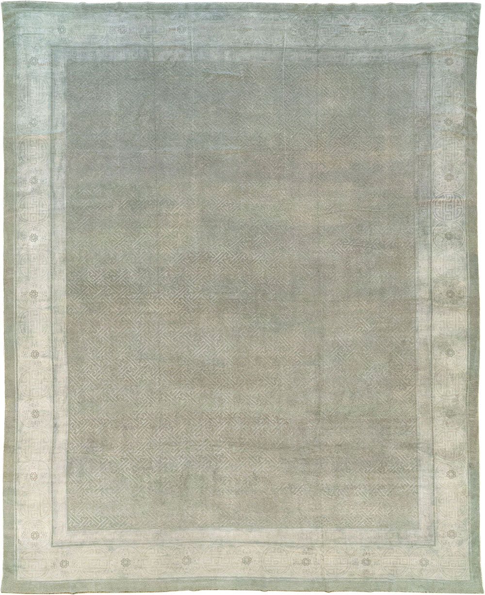 Antique Chinese Peking Large Carpet, No.30681 - Staging