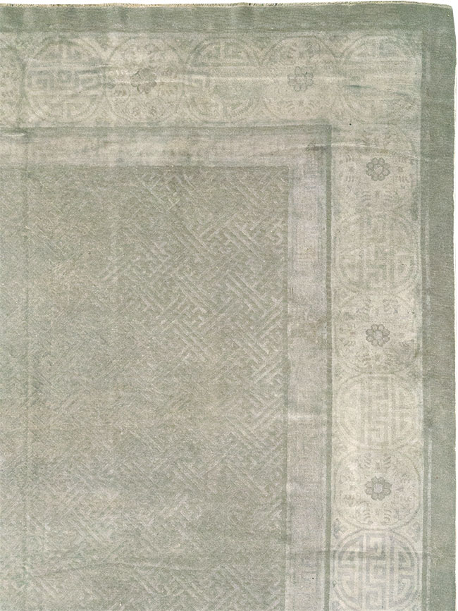 Antique Chinese Peking Large Carpet, No.30681 - Staging