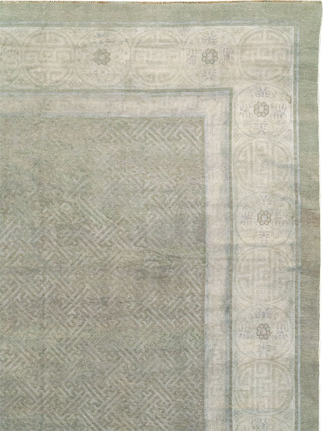 Antique Chinese Peking Large Carpet, No.30681 - Staging