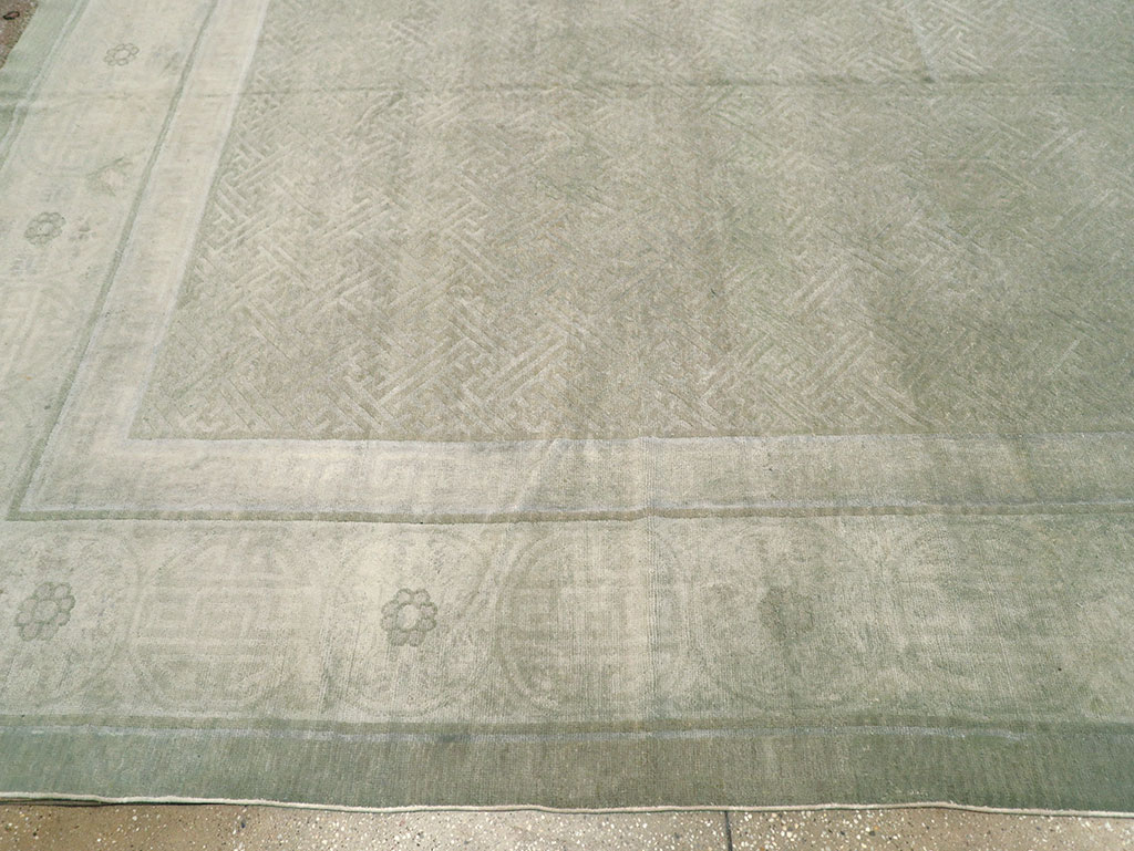 Antique Chinese Peking Large Carpet, No.30681 - Staging