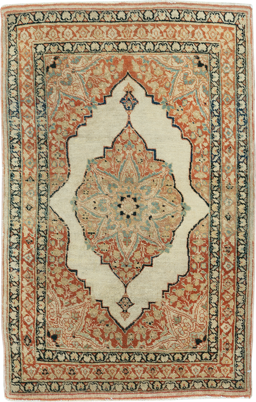 Antique Persian Tabriz Hagi Jalili Rug, No.30685 - Staging