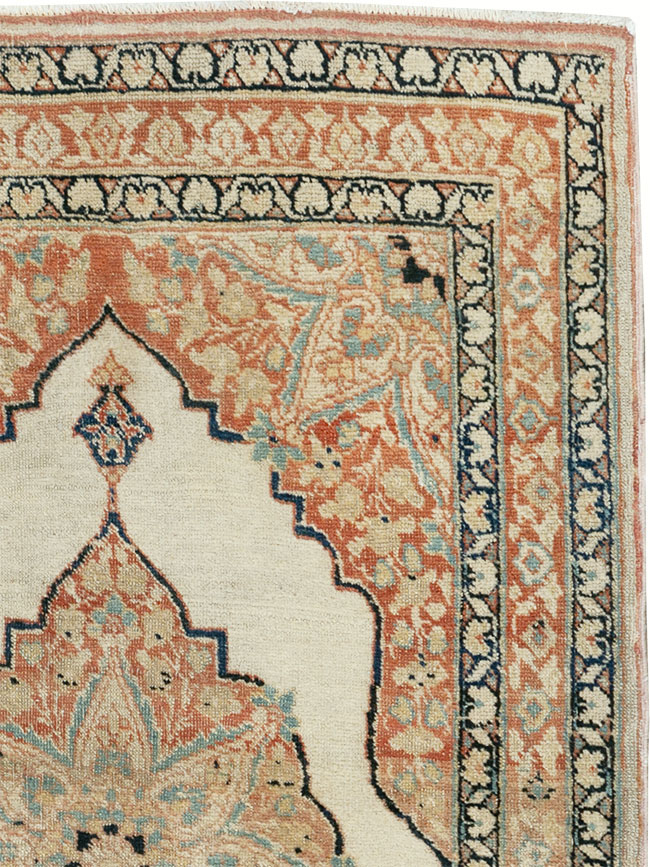 Antique Persian Tabriz Hagi Jalili Rug, No.30685 - Staging