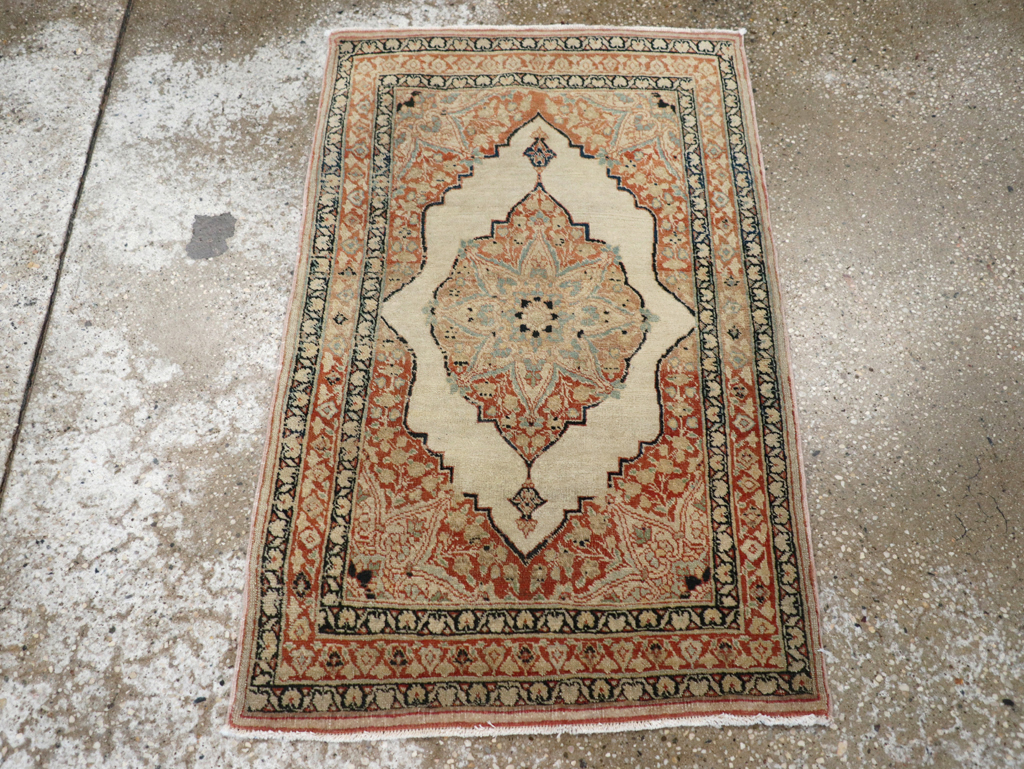 Antique Persian Tabriz Hagi Jalili Rug, No.30685 - Staging