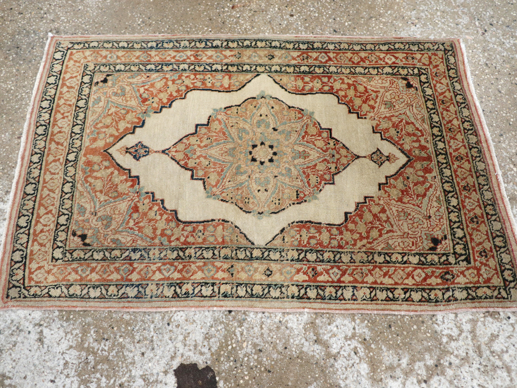 Antique Persian Tabriz Hagi Jalili Rug, No.30685 - Staging