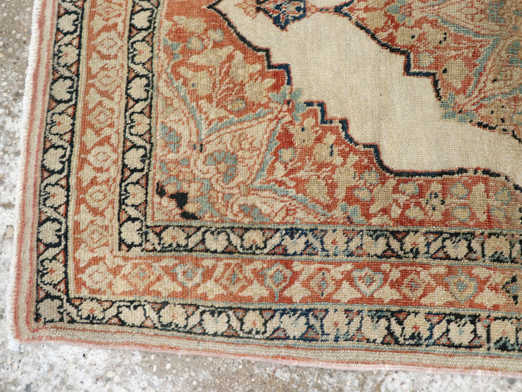 Antique Persian Tabriz Hagi Jalili Rug, No.30685 - Staging