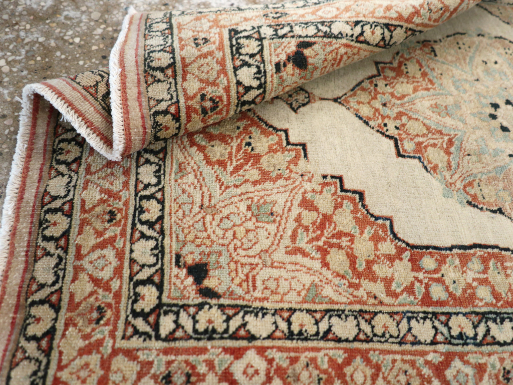 Antique Persian Tabriz Hagi Jalili Rug, No.30685 - Staging