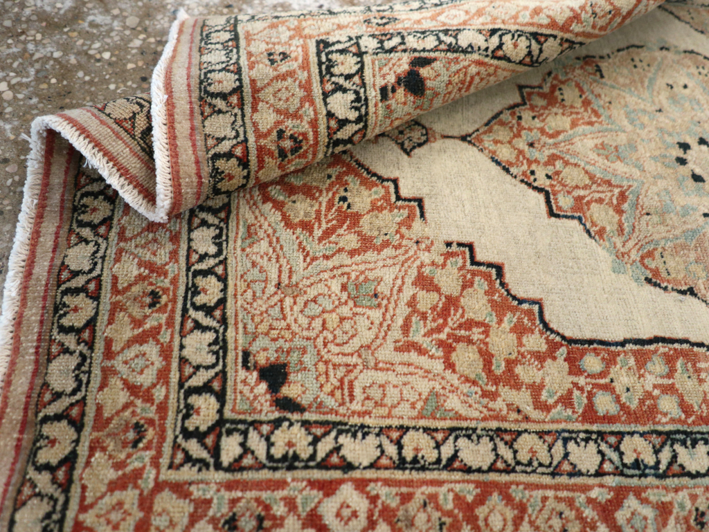 Antique Persian Tabriz Hagi Jalili Rug, No.30685 - Staging