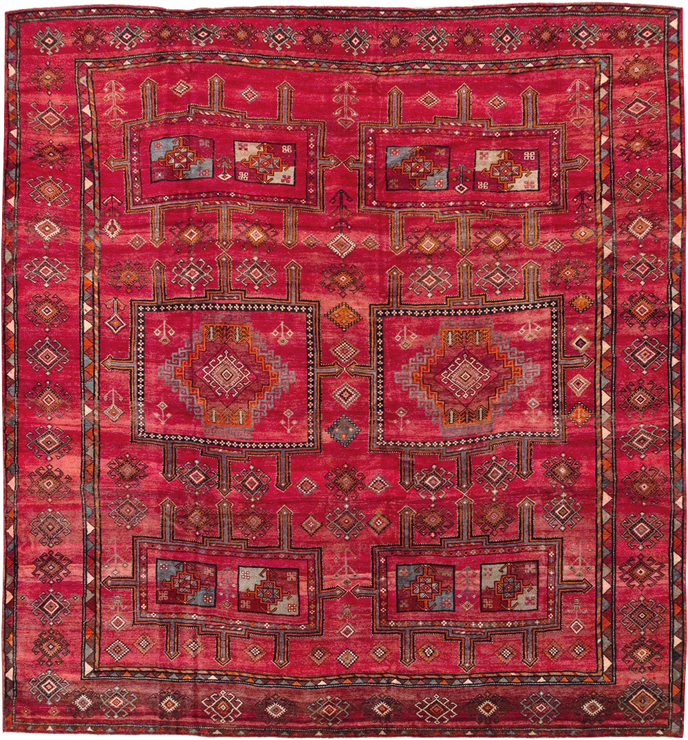 Vintage Turkish Anatolian Room Size Carpet, No.30691 - Staging