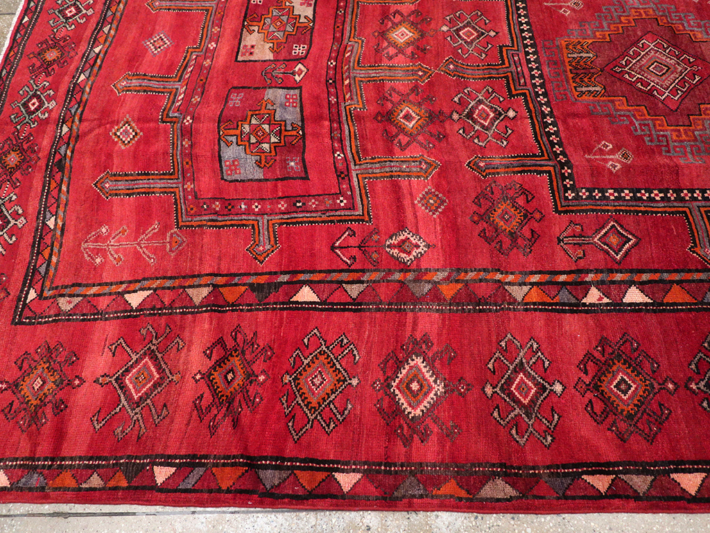Vintage Turkish Anatolian Room Size Carpet, No.30691 - Staging