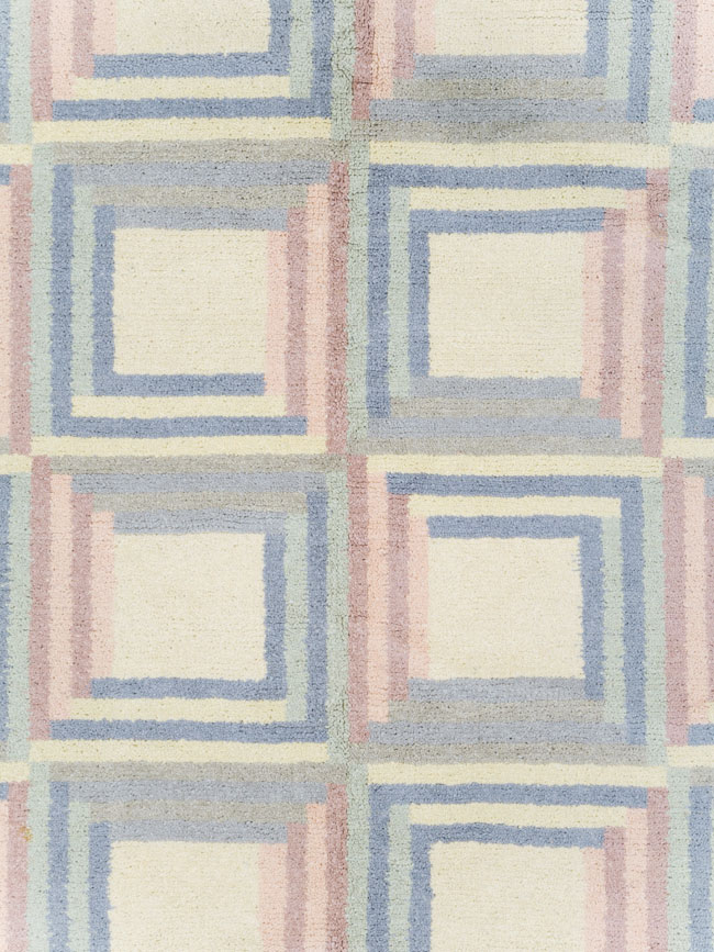Vintage Spanish Art Deco Room Size Carpet, No.30694 - Staging