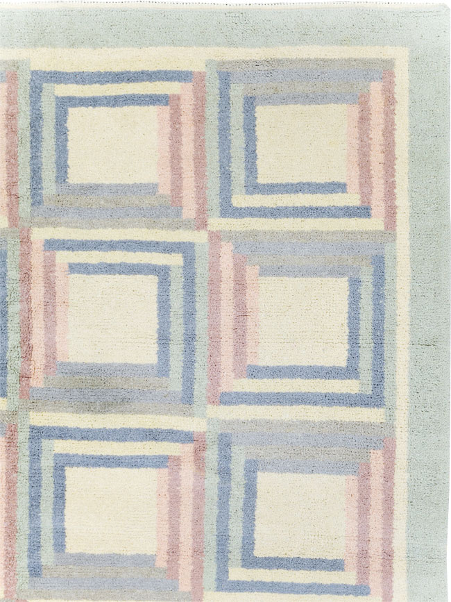 Vintage Spanish Art Deco Room Size Carpet, No.30694 - Staging
