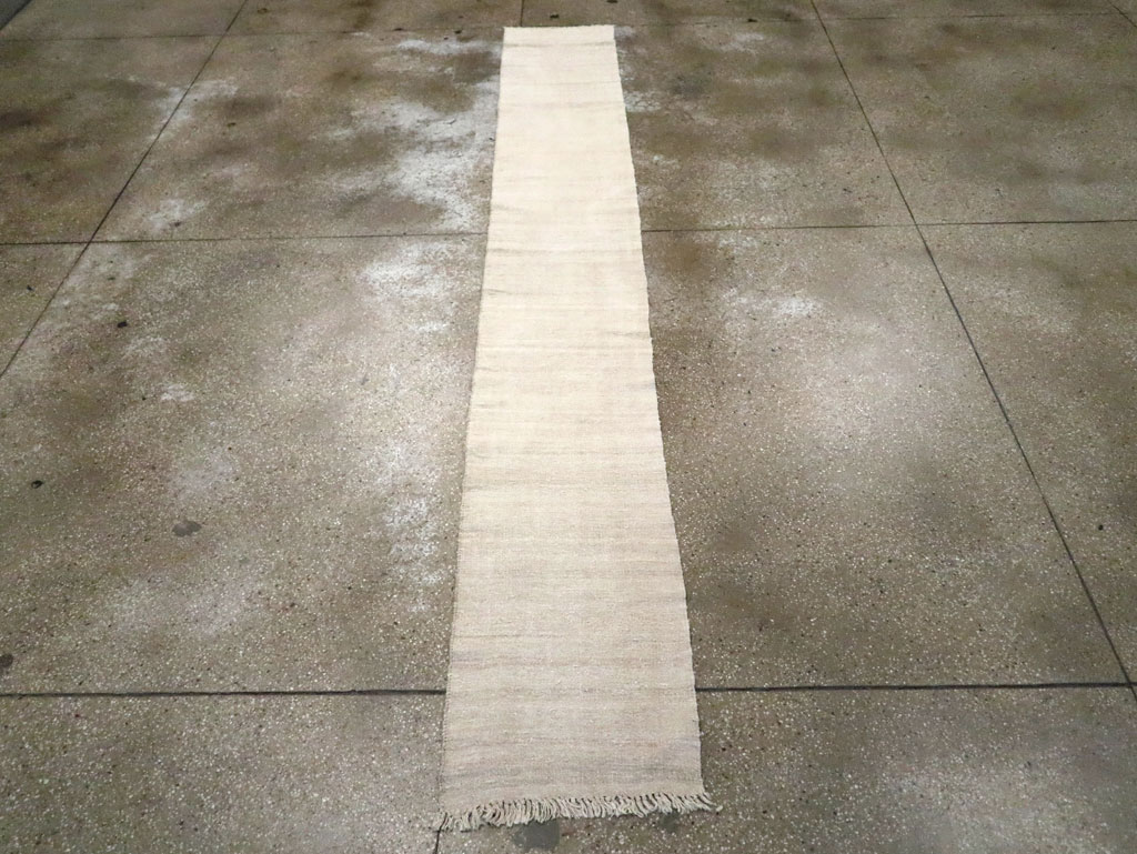 Vintage Turkish Flatweave Kilim Runner, No.30713 - Staging