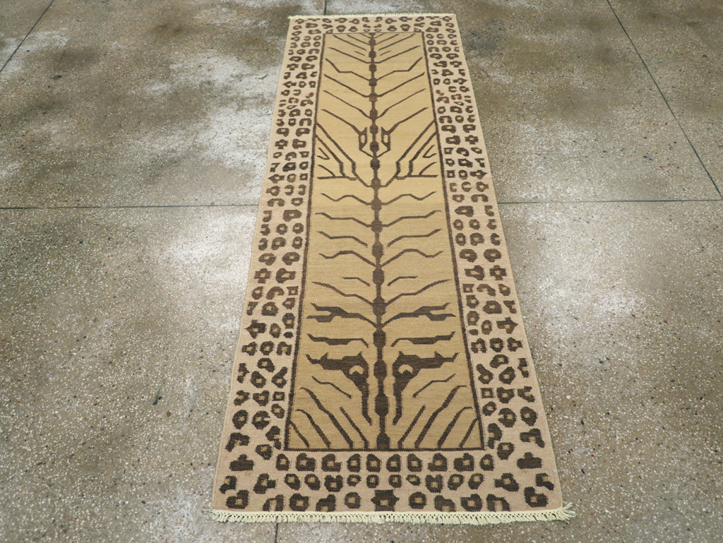 Modern Turkish Flatweave, No.30715 - Staging