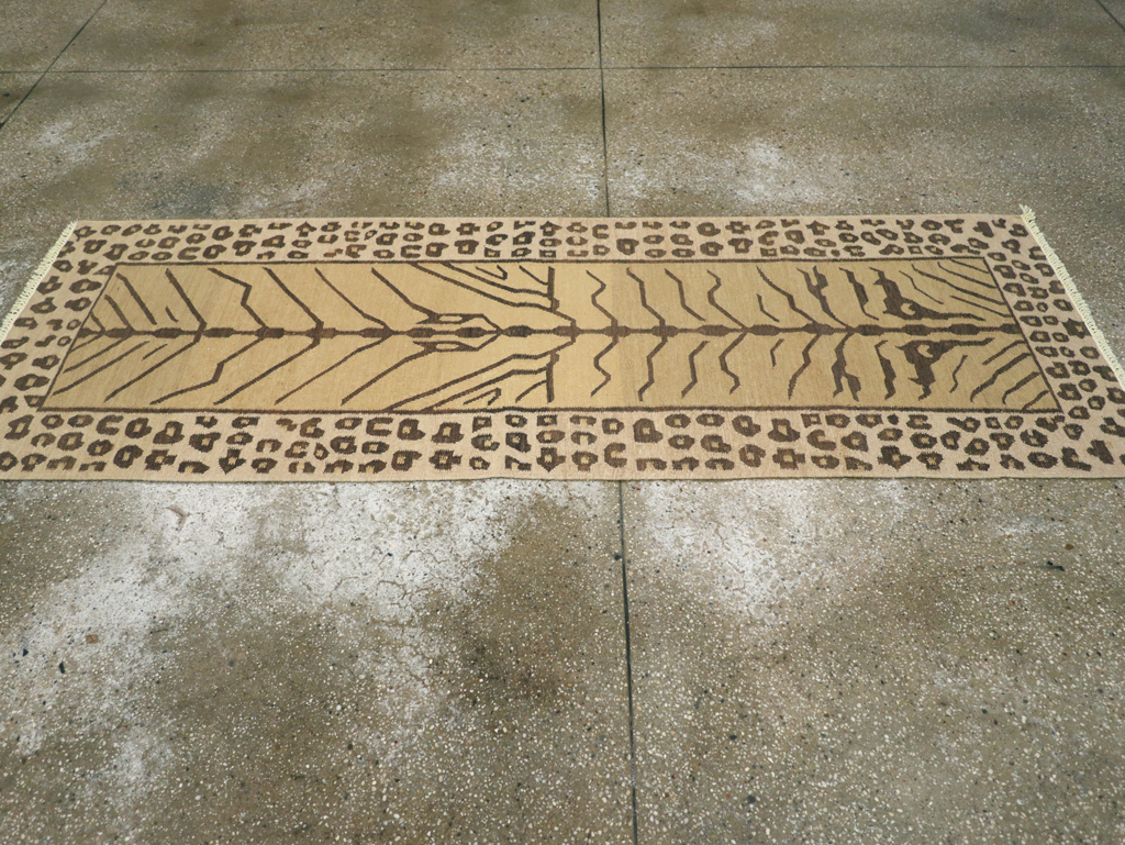 Modern Turkish Flatweave, No.30715 - Staging