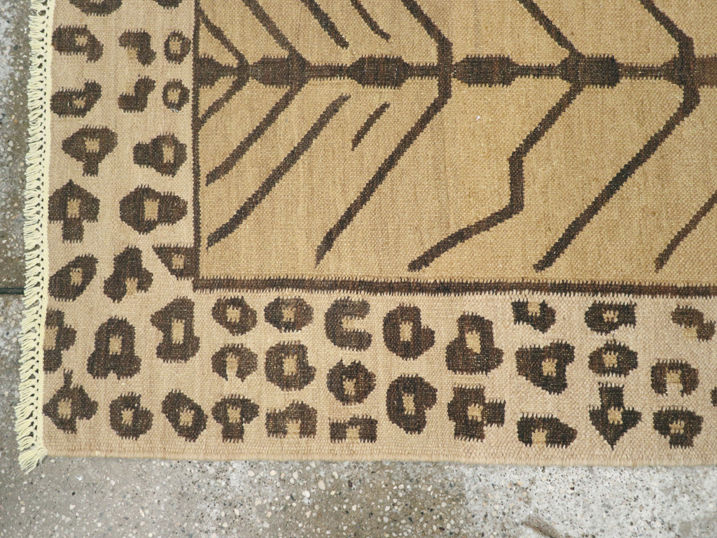 Modern Turkish Flatweave, No.30715 - Staging