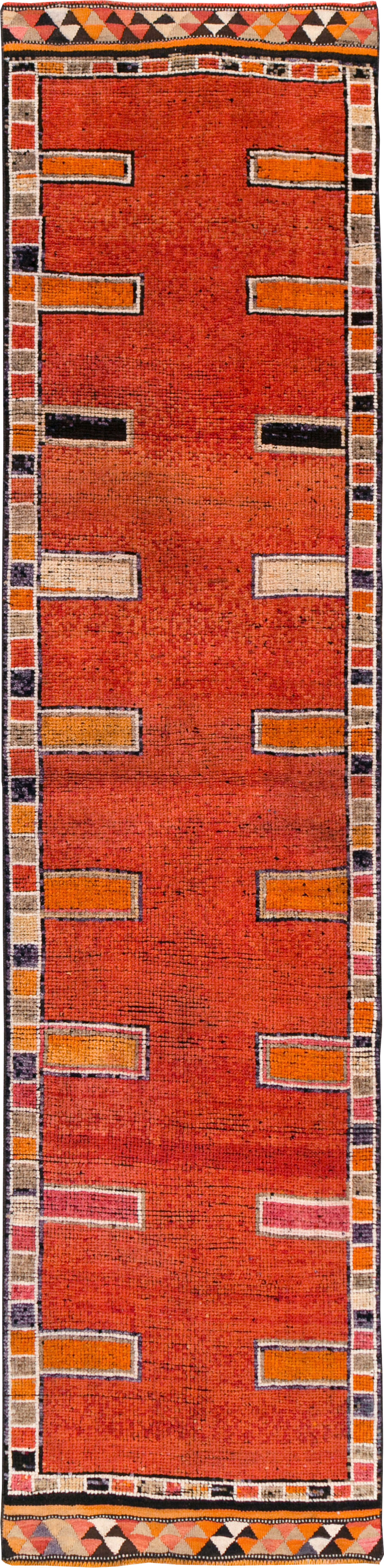 Vintage Turkish Anatolian Tribal Runner (Pair: 1 of 2), No.30716 - Staging