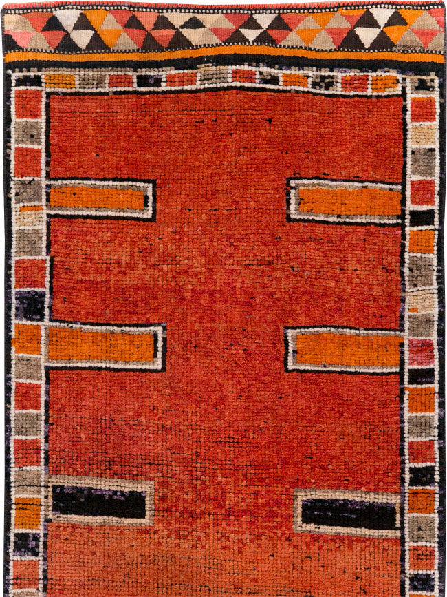 Vintage Turkish Anatolian Tribal Runner (Pair: 1 of 2), No.30716 - Staging