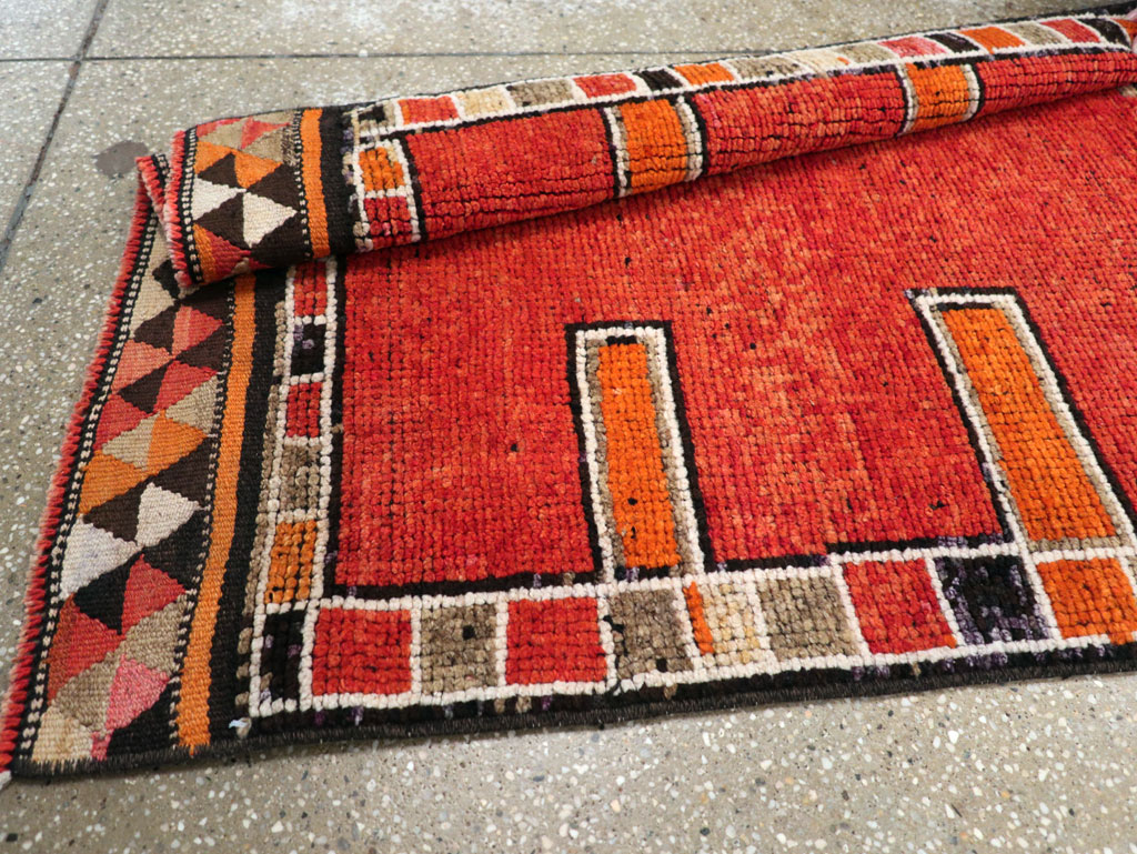 Vintage Turkish Anatolian Tribal Runner (Pair: 1 of 2), No.30716 - Staging