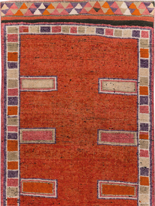 Vintage Turkish Anatolian Tribal Runner (Pair: 2 of 2), No.30717 - Staging