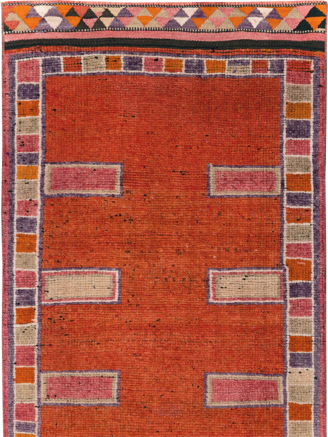 Vintage Turkish Anatolian Tribal Runner (Pair: 2 of 2), No.30717 - Staging