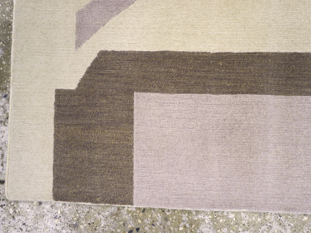 Contemporary Tibetan Art Deco Style Small Runner, No.30721 - Staging