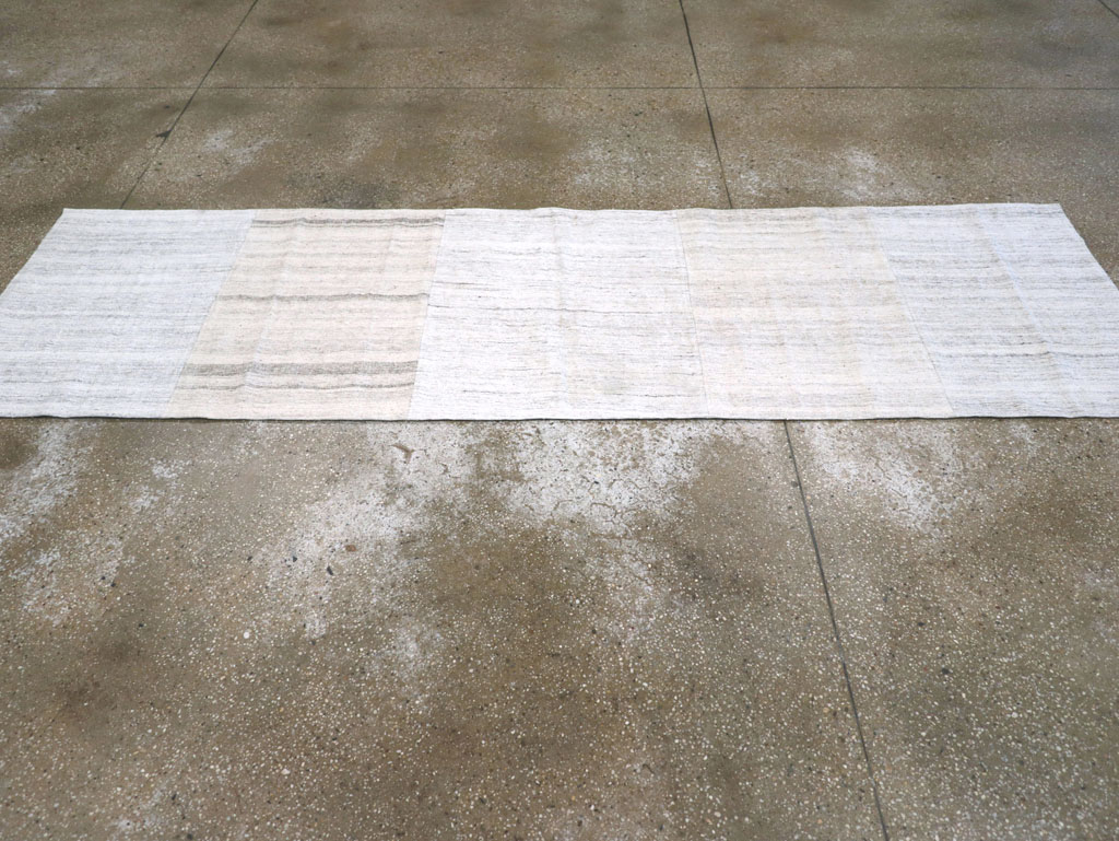 Vintage Turkish Flatweave Kilim Runner, No.30722 - Staging