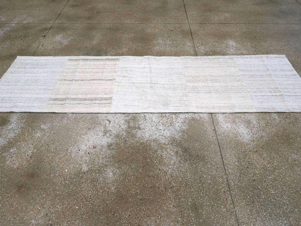 Vintage Turkish Flatweave Kilim Runner, No.30722 - Staging