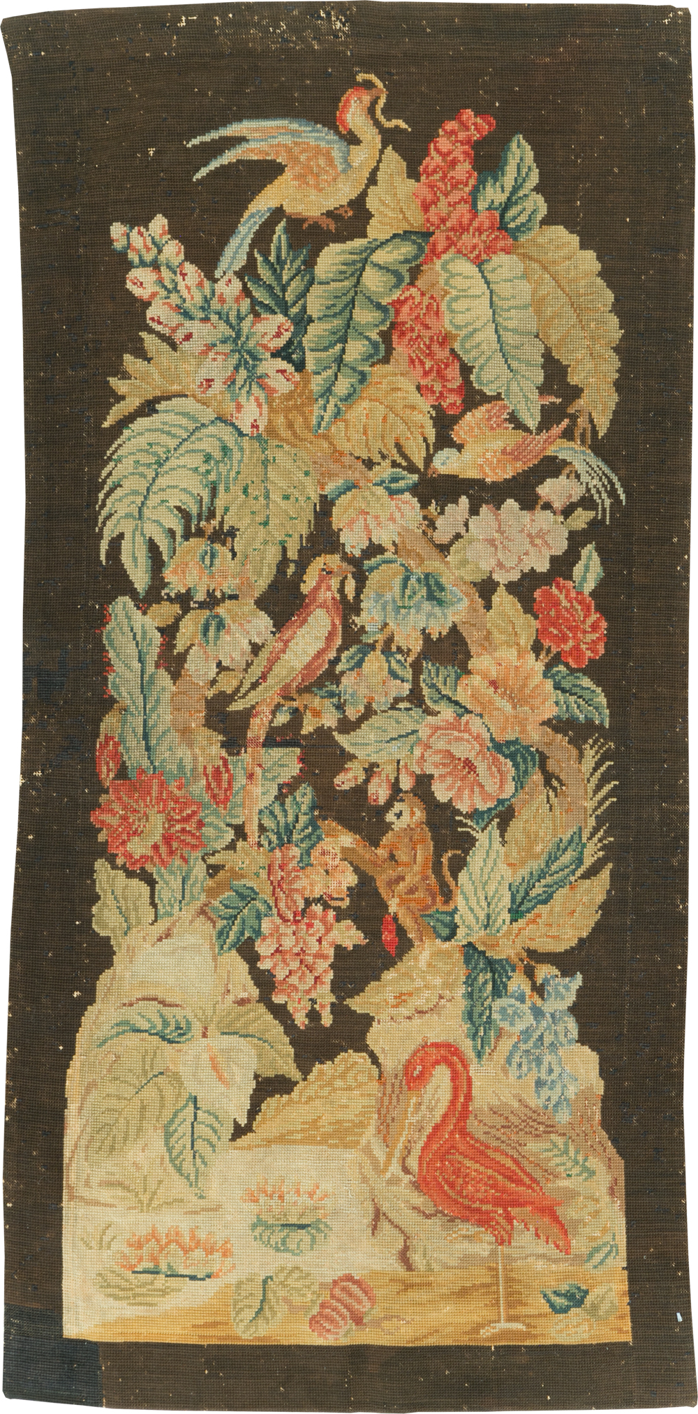 Antique English Pictorial Tapestry, No.30727 - Staging