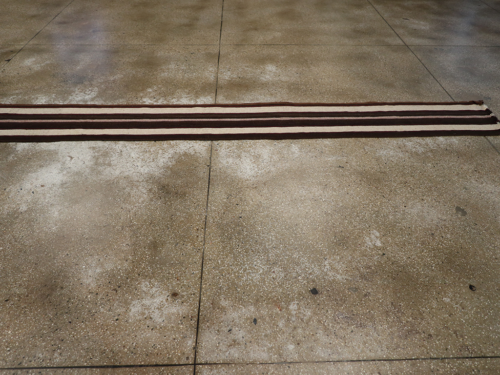 Vintage Turkish Flatweave Long Runner, No.30731 - Staging