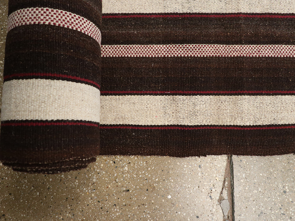 Vintage Turkish Flatweave Long Runner, No.30731 - Staging