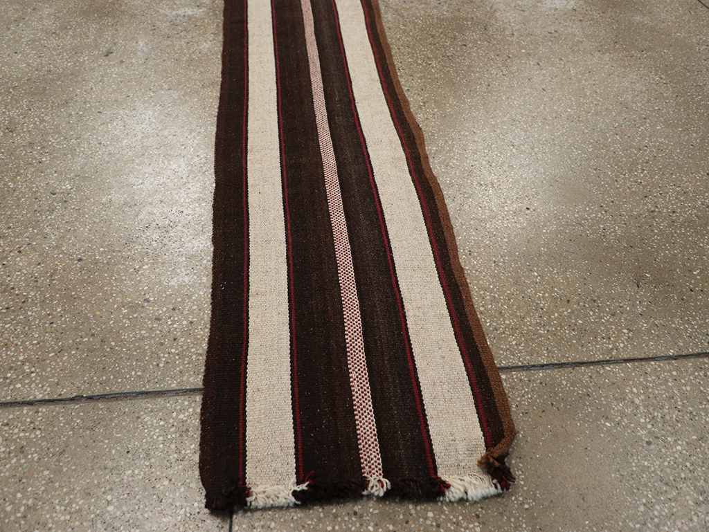 Vintage Turkish Flatweave Long Runner, No.30731 - Staging